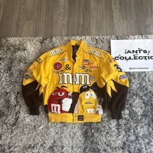 Vintage Chase Authentic Drivers Line M&M's NASCAR Jacket #38 Elliot Sadler Large